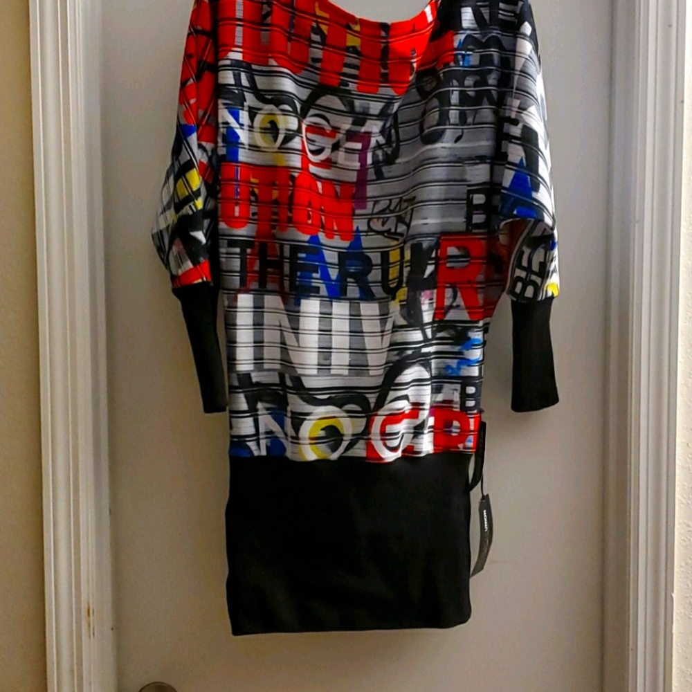Gabrielle Union Graffiti Dress